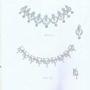 MJD | NKE | 006 (14 Necklace With Earrings Designs)