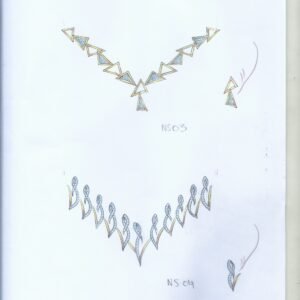 MJD | NKE | 005 (10 Necklace With Earrings Designs)