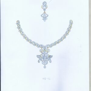 MJD | NKE | 004 (7 Necklace With Earrings Designs)