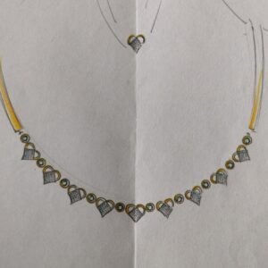 MJD | NKE | 001 (6 Necklace With Earrings Designs)
